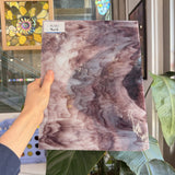 White Purple Mixed Wispy Opal Kokomo Sheet Glass – RL582