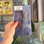Vintage Purple White Clear Wispy Sheet Glass – RL589