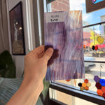 Vintage Purple White Clear Wispy Sheet Glass – RL589