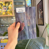 Vintage Purple White Clear Wispy Sheet Glass – RL590