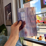 Vintage Purple White Clear Wispy Sheet Glass – RL590