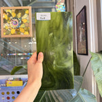 Dark and Lime Green Opal Kokomo Sheet Glass – RL591