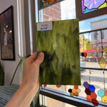 Dark and Lime Green Opal Kokomo Sheet Glass – RL593