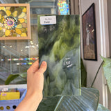Dark and Lime Green Opal Kokomo Sheet Glass – RL594