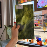 Dark and Lime Green Opal Kokomo Sheet Glass – RL594