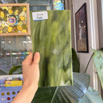 Dark and Lime Green Opal Kokomo Sheet Glass – RL596