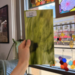Dark and Lime Green Opal Kokomo Sheet Glass – RL596