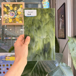 Dark and Lime Green Opal Kokomo Sheet Glass – RL597
