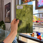 Dark and Lime Green Opal Kokomo Sheet Glass – RL597