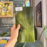 Dark and Lime Green Opal Kokomo Sheet Glass – RL600