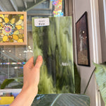 Dark and Lime Green Opal Kokomo Sheet Glass – RL601