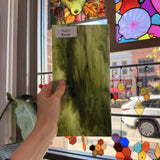 Dark and Lime Green Opal Kokomo Sheet Glass – RL601