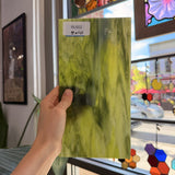 Dark and Lime Green Opal Kokomo Sheet Glass – RL602