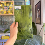 Dark and Lime Green Opal Kokomo Sheet Glass – RL604
