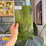 Dark and Lime Green Opal Kokomo Sheet Glass – RL604