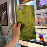 Dark and Lime Green Opal Kokomo Sheet Glass – RL604