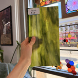 Dark and Lime Green Opal Kokomo Sheet Glass – RL605