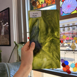 Dark and Lime Green Opal Kokomo Sheet Glass – RL606