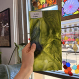 Dark and Lime Green Opal Kokomo Sheet Glass – RL606