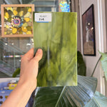 Dark and Lime Green Opal Kokomo Sheet Glass – RL607