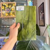 Dark and Lime Green Opal Kokomo Sheet Glass – RL607