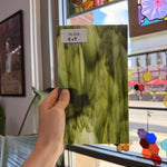 Dark and Lime Green Opal Kokomo Sheet Glass – RL608