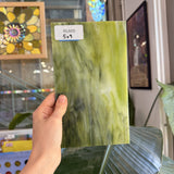 Dark and Lime Green Opal Kokomo Sheet Glass – RL609
