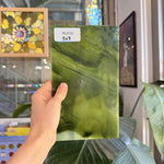 Dark and Lime Green Opal Kokomo Sheet Glass – RL610