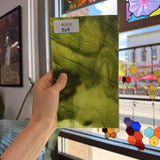 Dark and Lime Green Opal Kokomo Sheet Glass – RL610