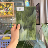 Dark and Lime Green Opal Kokomo Sheet Glass – RL611