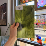 Dark and Lime Green Opal Kokomo Sheet Glass – RL611