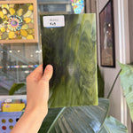 Dark and Lime Green Opal Kokomo Sheet Glass – RL612