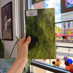 Dark and Lime Green Opal Kokomo Sheet Glass – RL612