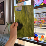 Dark and Lime Green Opal Kokomo Sheet Glass – RL613