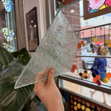1/4 Thick Textured Frosted Glue Chip Sheet Glass