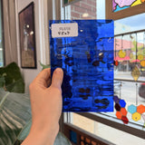Dark Blue Transparent Waterglass Sheet Glass – RL618