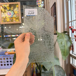 Transparent Textured Clear Double Glue Chip Sheet Glass – RL619