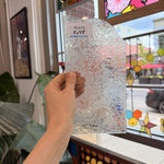 Transparent Textured Clear Double Glue Chip Sheet Glass – RL619