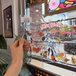 Clear Transparent Reamy Lamberts Mouthblown Sheet Glass