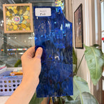 Dark Blue Transparent Waterglass Sheet Glass – RL621