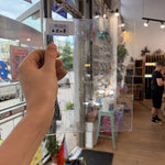 Clear Mouthblown Seeded Lamberts Sheet Glass – RL626