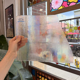 Clear Transparent Rainbow Iridescent Wissmach Sheet Glass