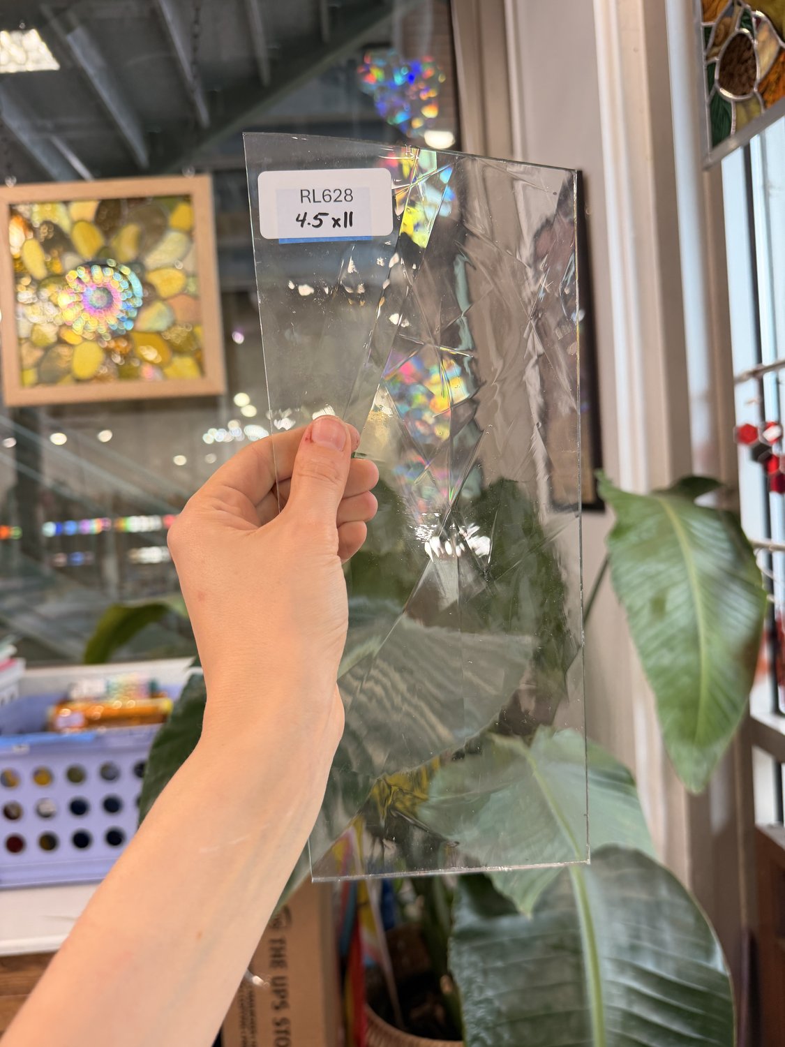 Clear Mouthblown Fremont Sheet Glass