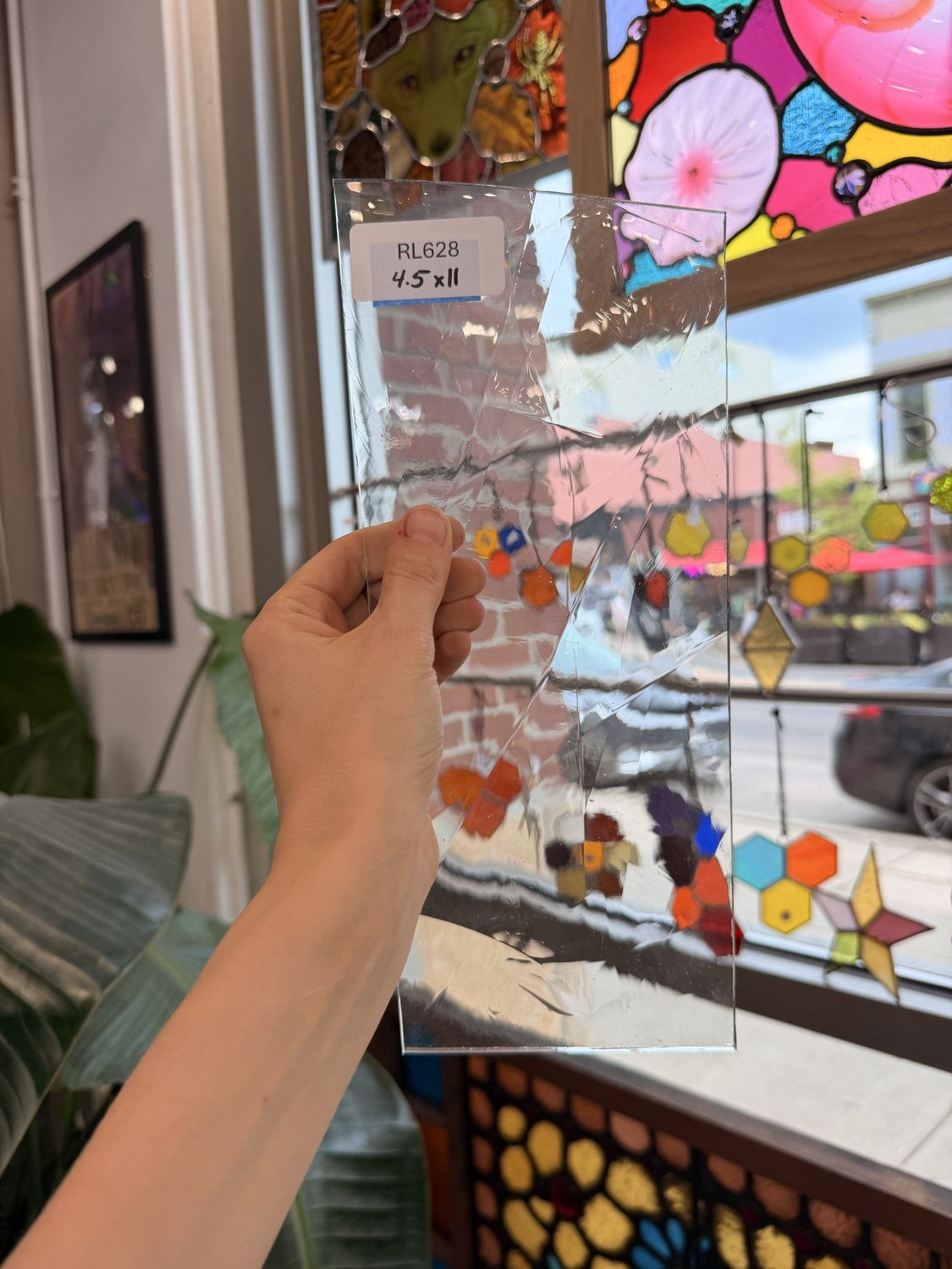 Clear Mouthblown Fremont Sheet Glass
