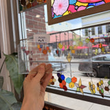 Clear Mouthblown Seeded Lamberts Sheet Glass – RL629