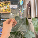 Clear Mouthblown Seeded Lamberts Sheet Glass – RL630