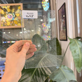 Clear Mouthblown Seeded Lamberts Sheet Glass – RL630