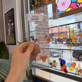 Clear Mouthblown Seeded Lamberts Sheet Glass – RL630