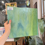 Aqua Lime Opal Fusible 96 COE Oceanside Sheet Glass