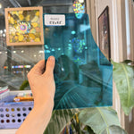 Transparent Topaz Blue Transparent Sheet Glass Oceanside Fusible 96 COE